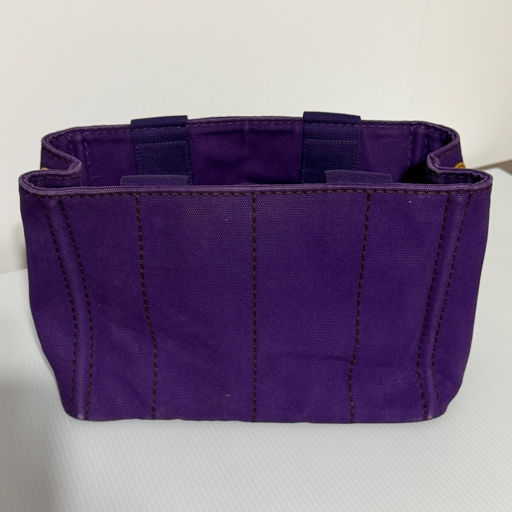 Prada Purple Canapa Tote - Picture 2 of 7